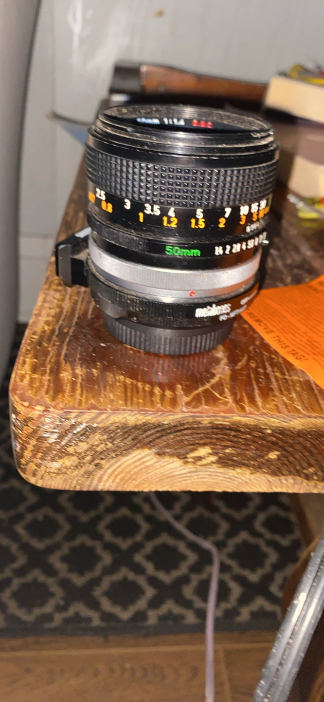 Canon FD 50mm f/1.4 Camera Lens