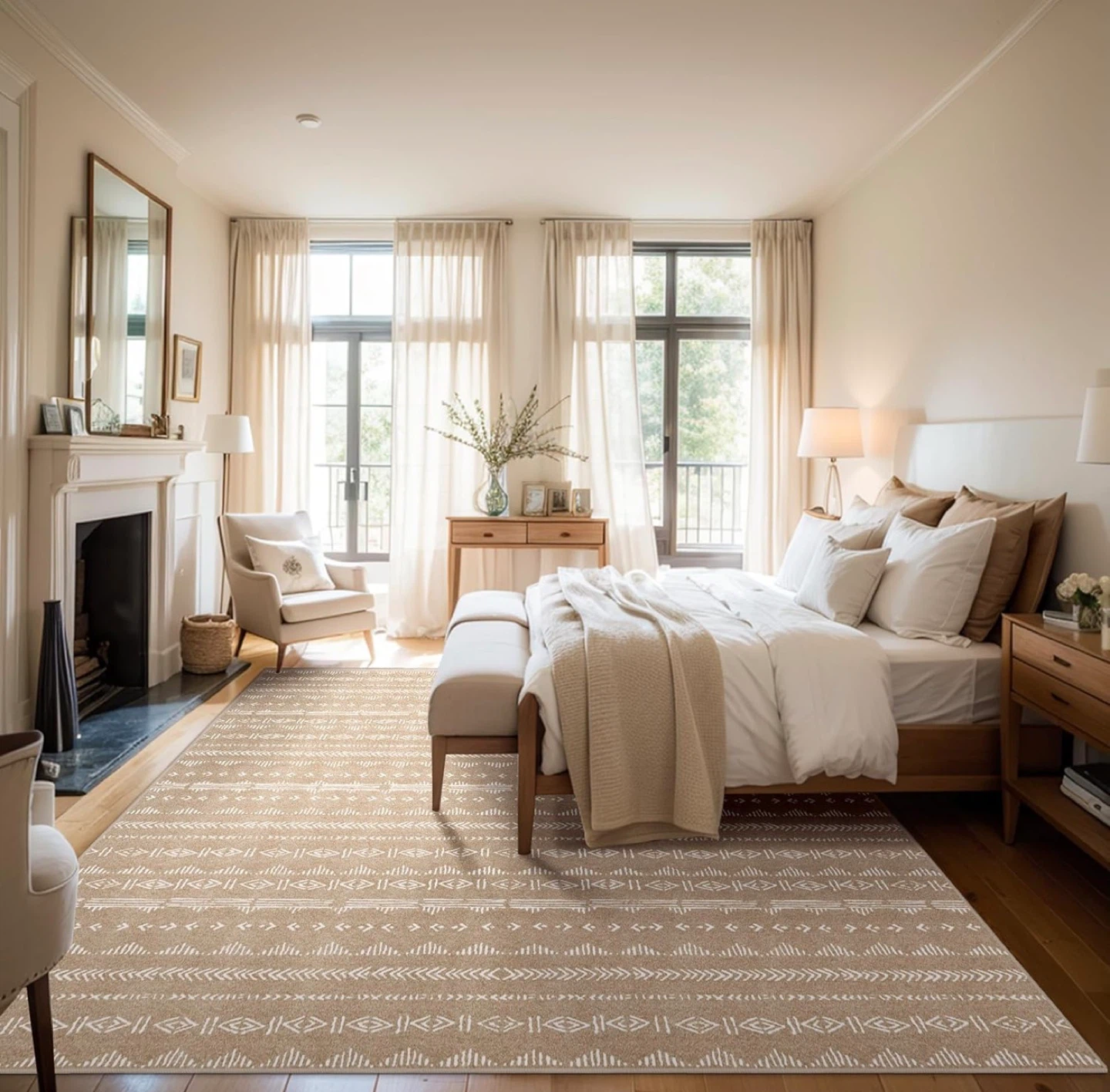 Boho Geometric Area Rug - photo 5