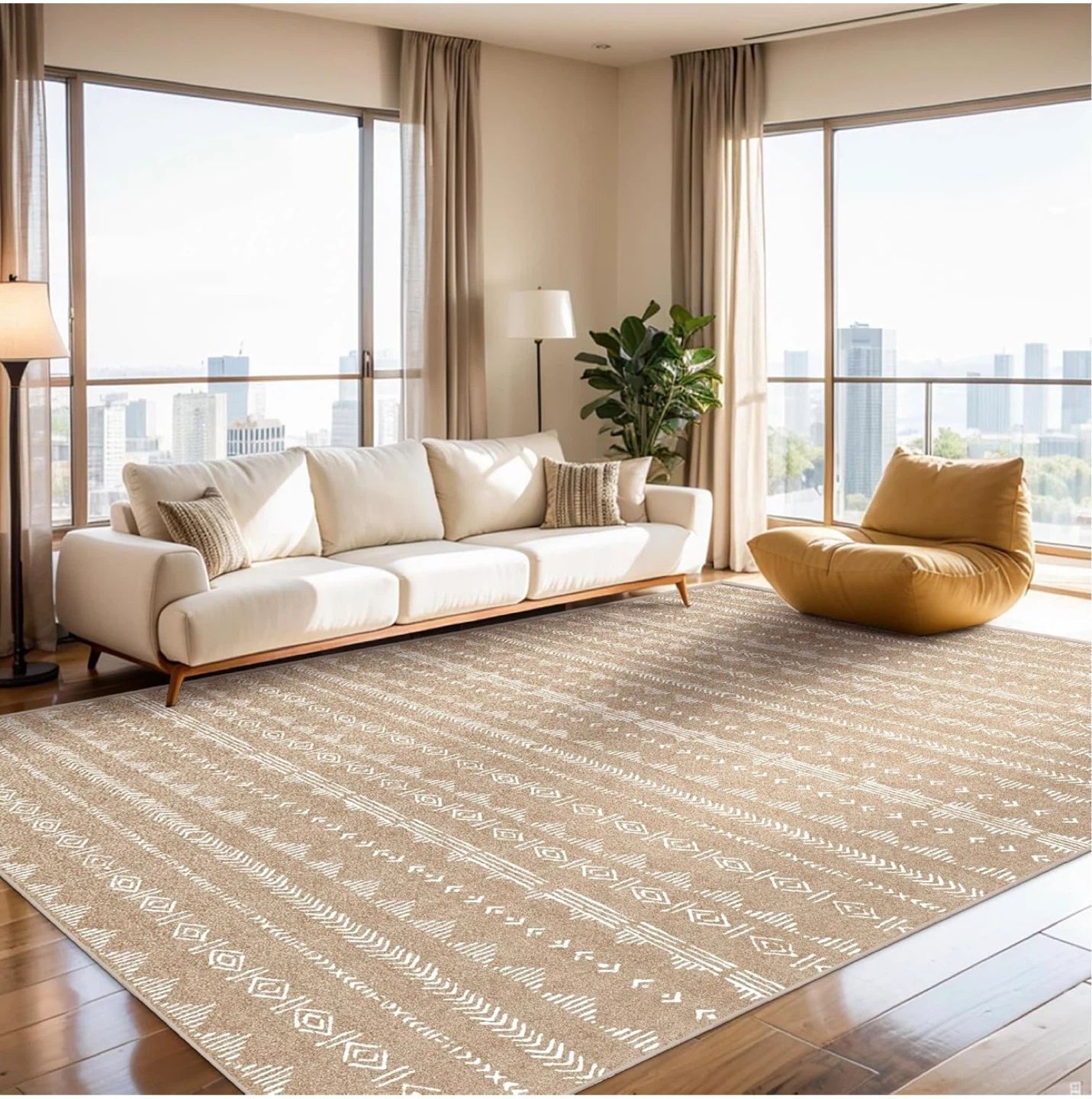 Boho Geometric Area Rug - photo 2