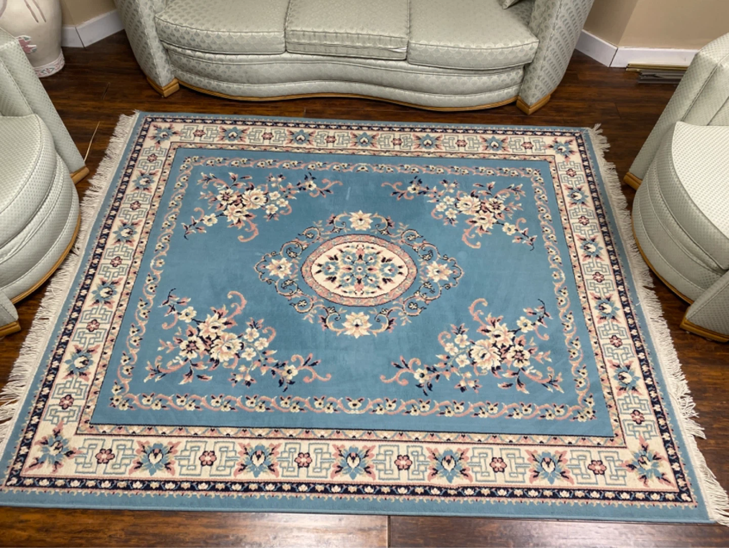 Vintage Aubusson Style Area Rug (CAN DELIVER)