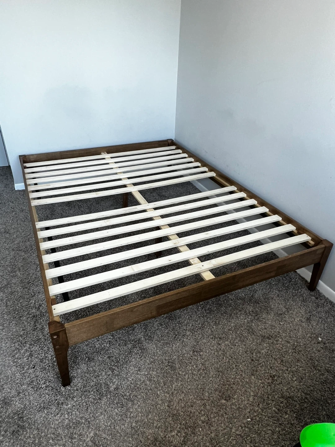 Brown Wooden Bed Frame