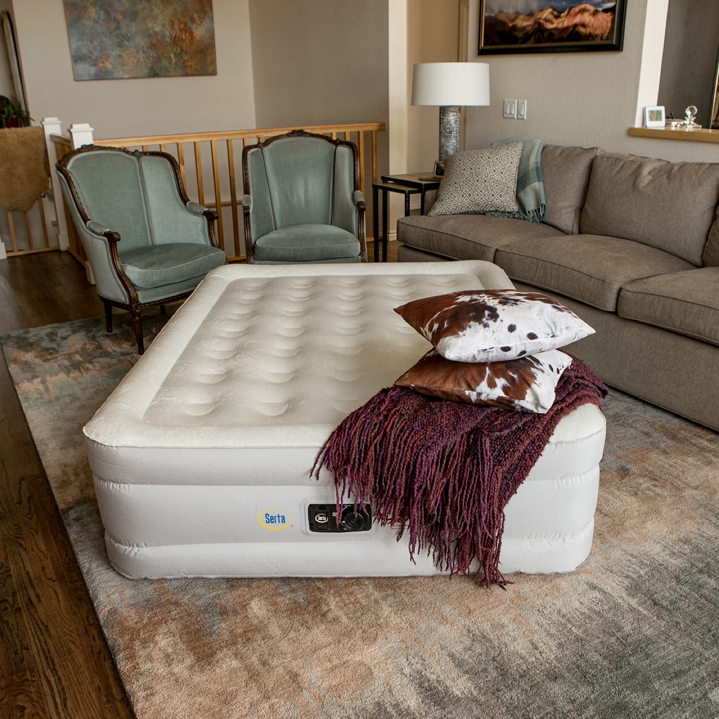 Serta Queen Air Mattress with Built-in Pump