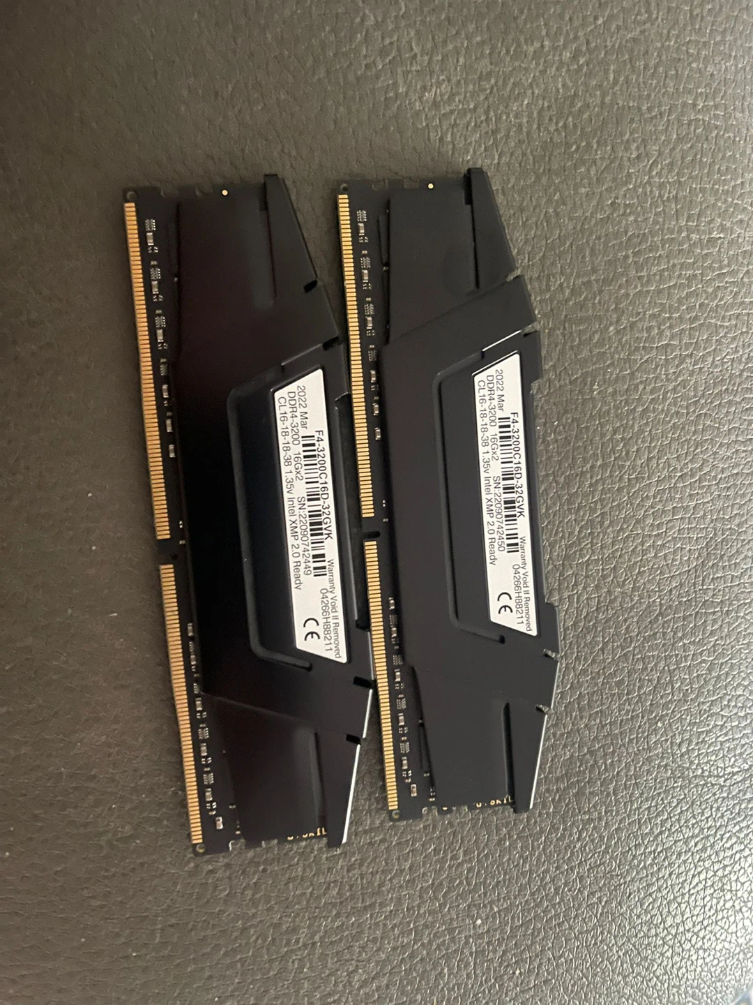 G.SKILL Ripjaws V 32GB (2x16GB) DDR4 3200MHz Desktop RAM - Black - photo 2
