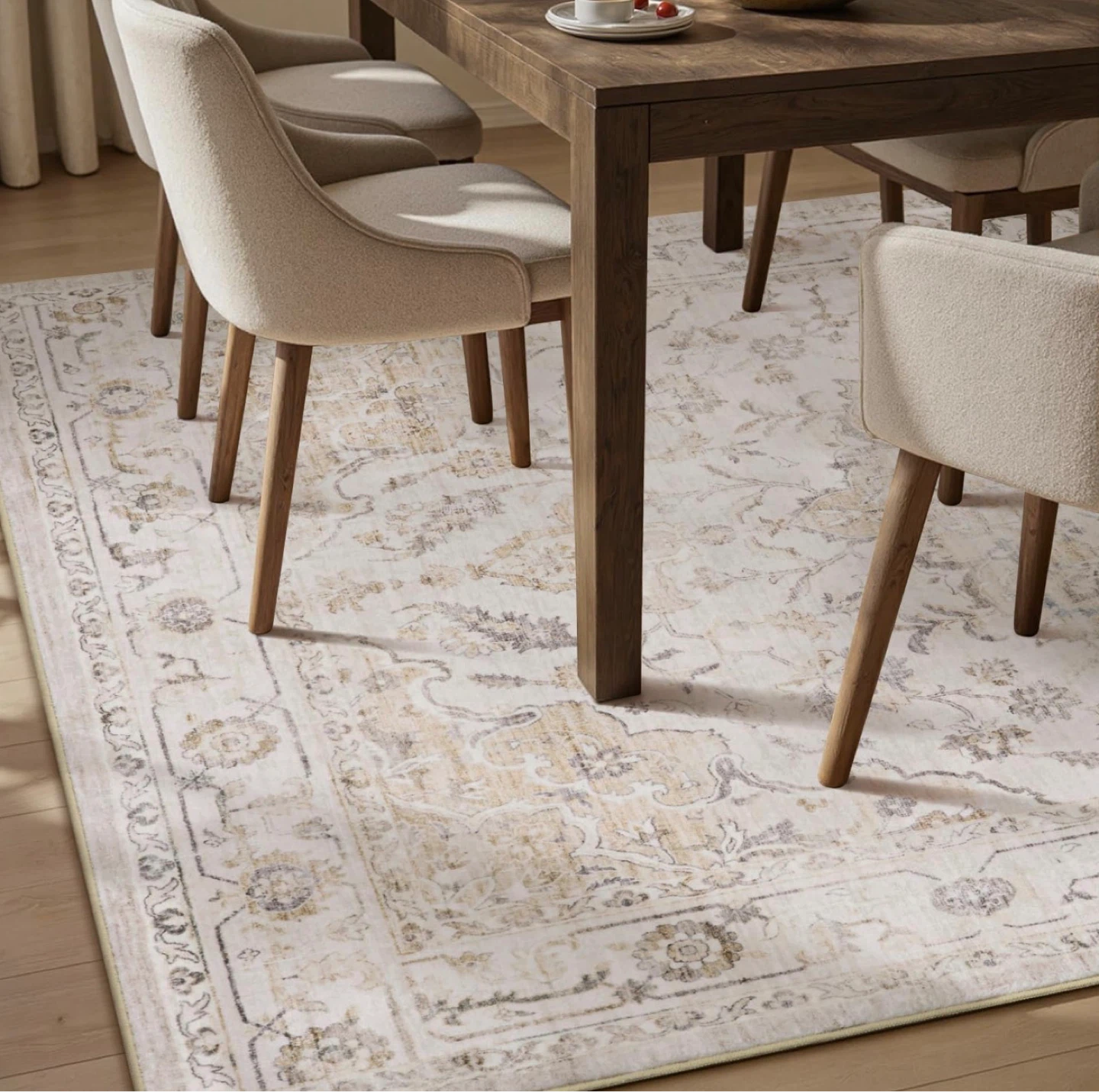 Traditional Medallion Area Rug - photo 4