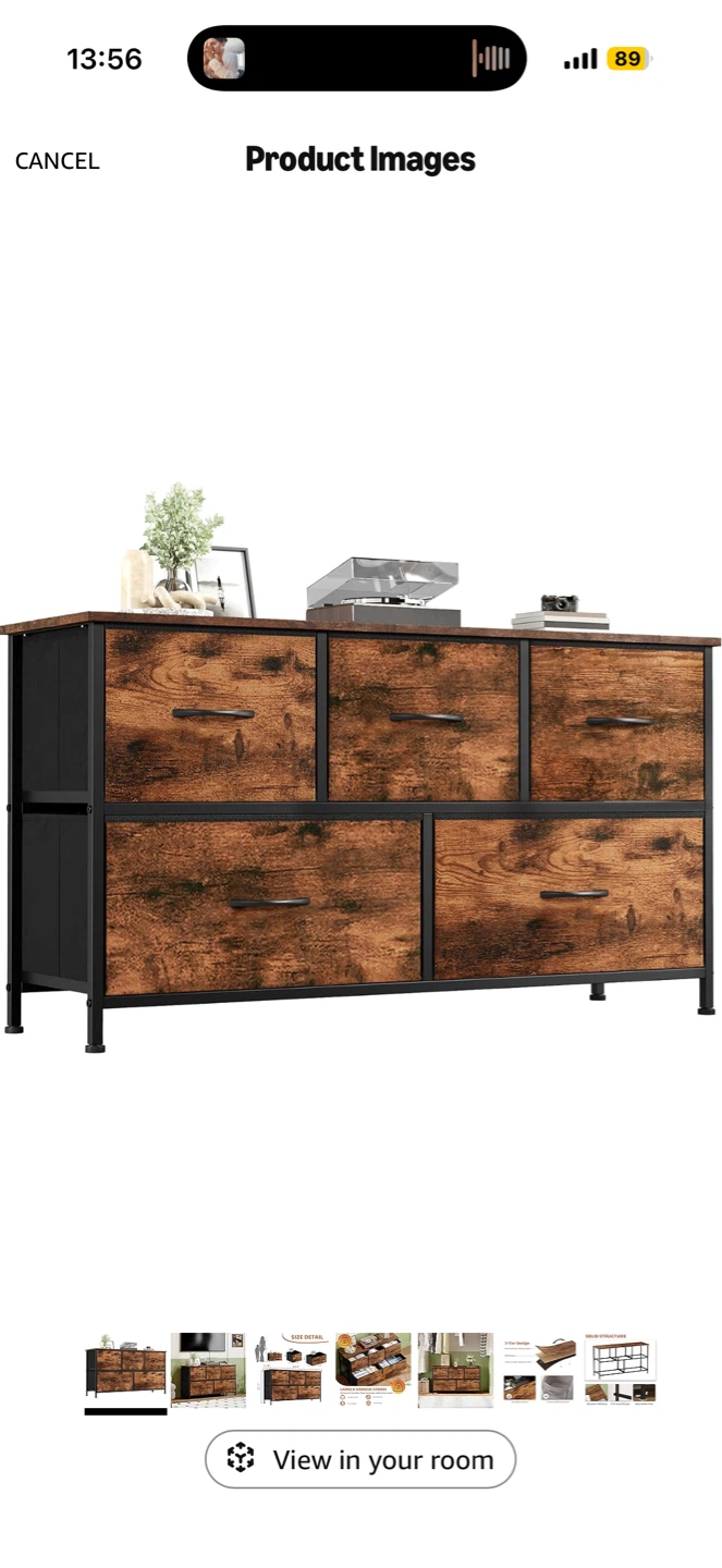 Rustic 7-Drawer Dresser