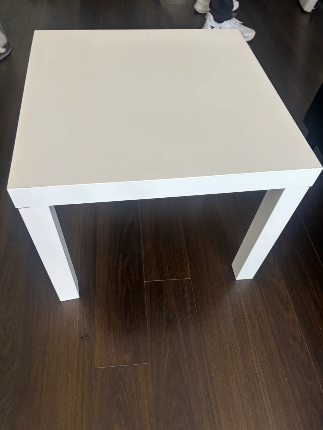 White Square Side Tableiu - photo 2