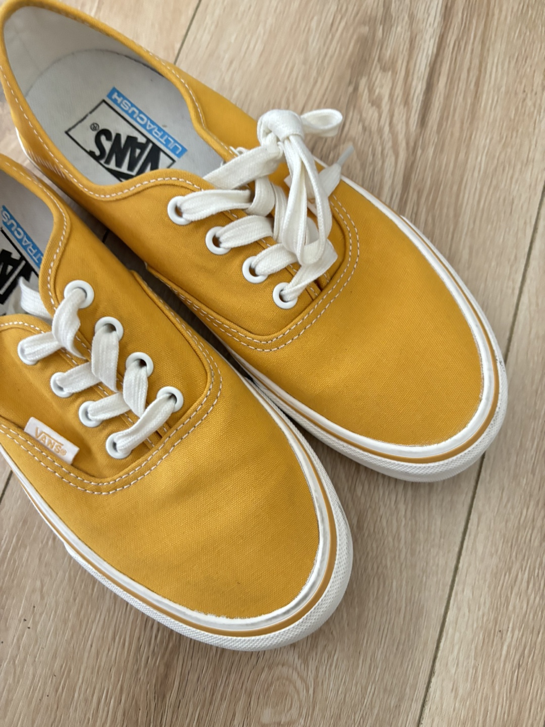 Vans Yellow Canvas Sneakers - Women’s Size 7.5