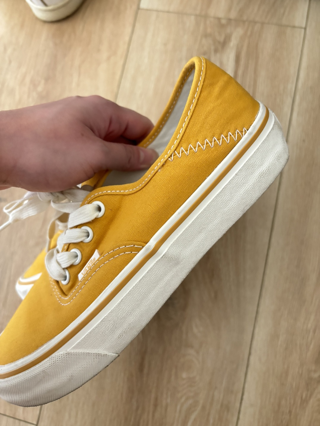 Vans Yellow Canvas Sneakers - Women’s Size 7.5 - photo 4