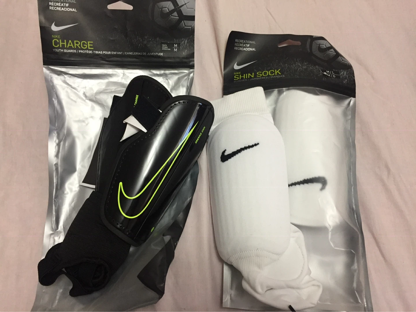 Nike Youth Soccer Cleats, Shin Guards, and Socks Set - photo 3