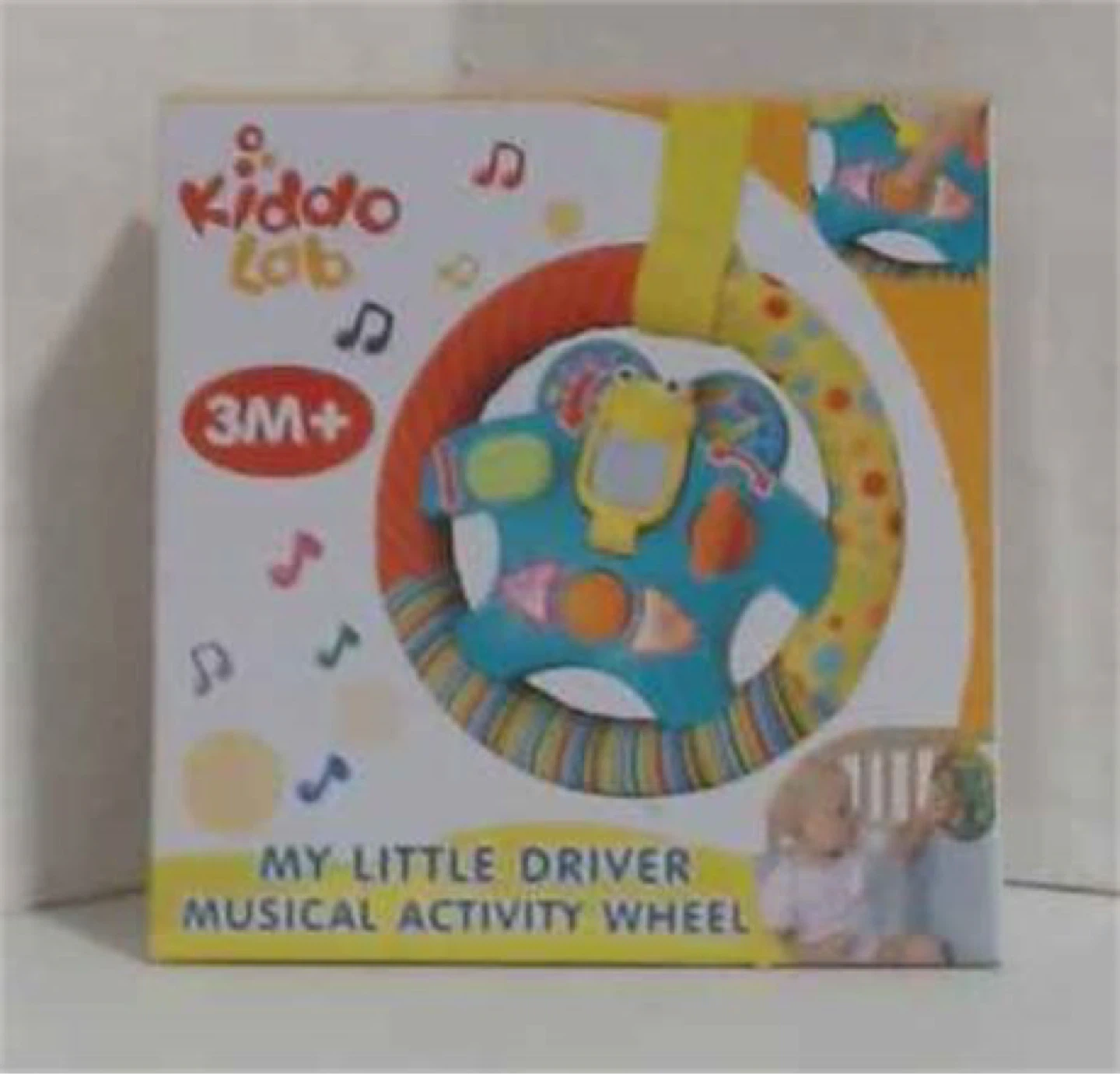 KiddoLab My Little Driver Musical Toy Steering Wheel, 3m+