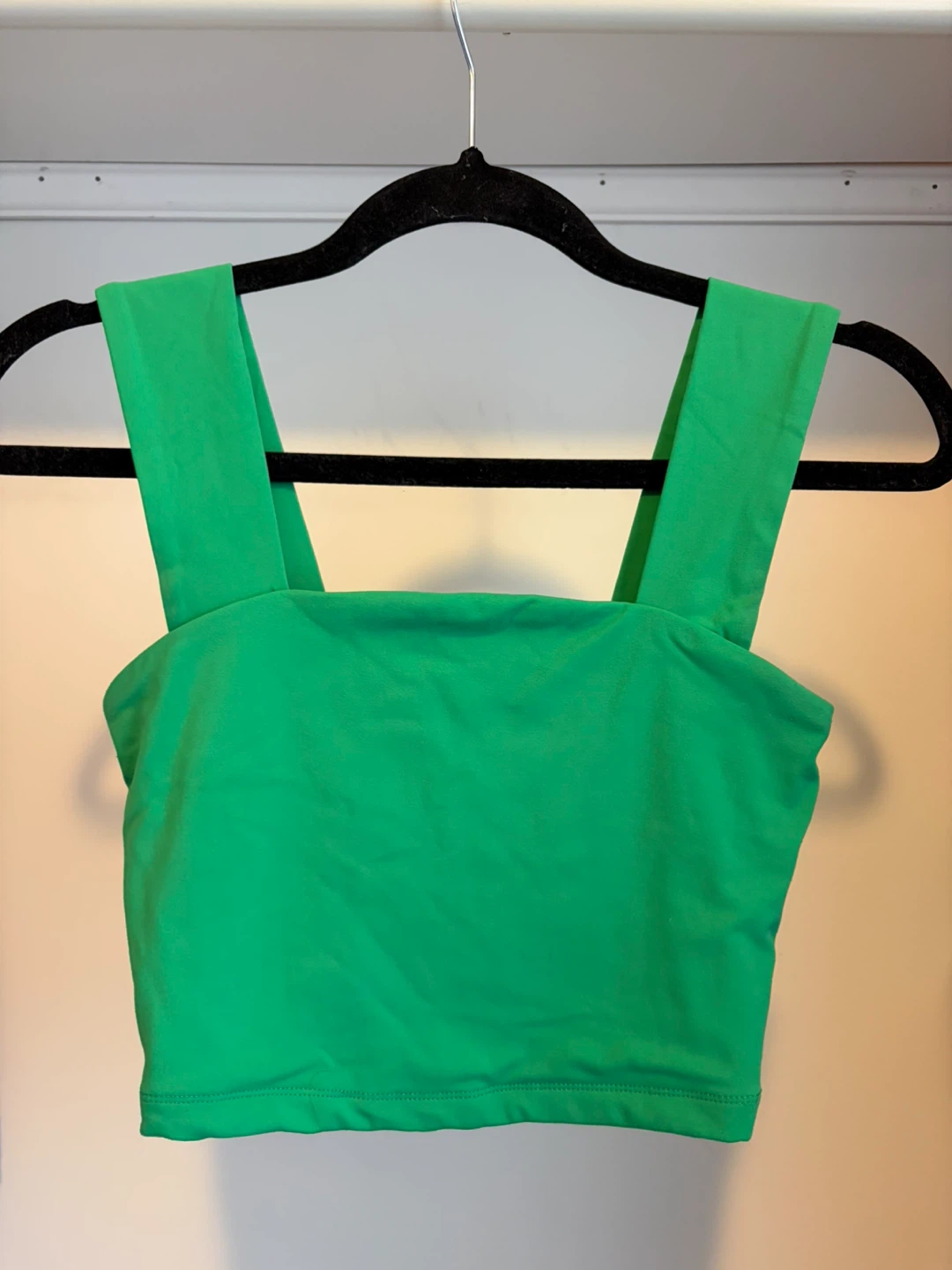 Green Crop Top