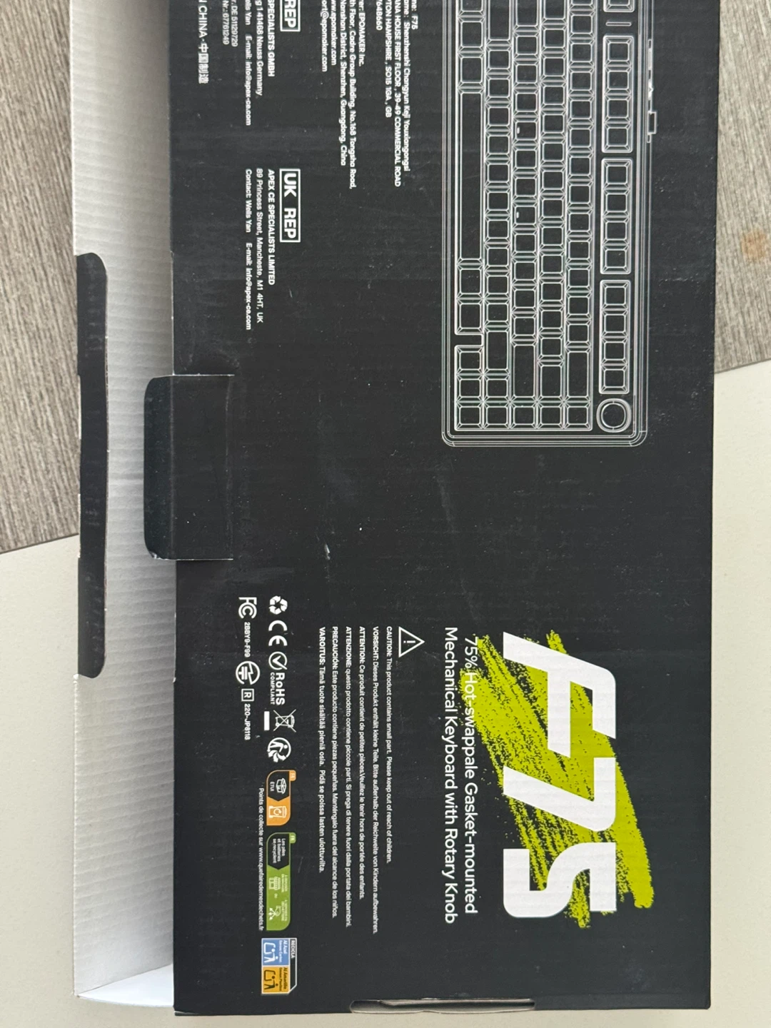EPOMAKER x AULA F75 Mechanical Keyboard (Like New) - photo 3