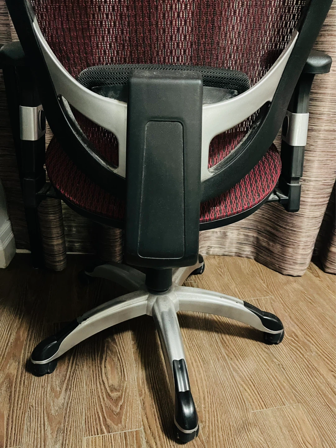 Height Adjustable Ergonomic Office Chair - Red - photo 5