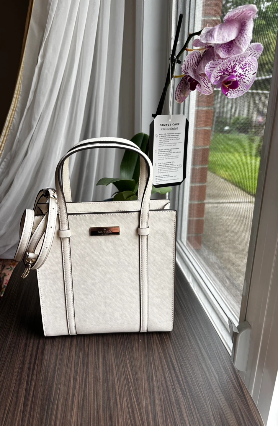 Kate Spade White Tote Bag