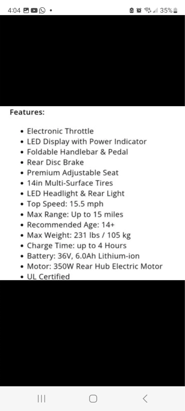 14in Hyper E-Ride Compact Electric Bike - photo 2