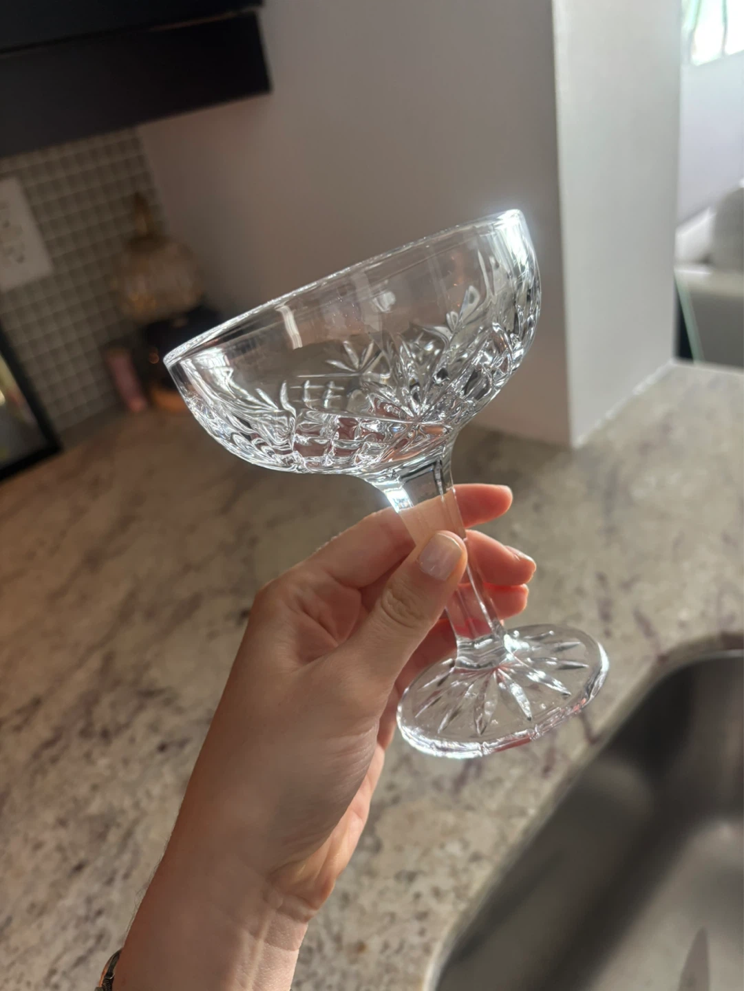 Set of 4 Champagne Coupe Glasses - photo 2