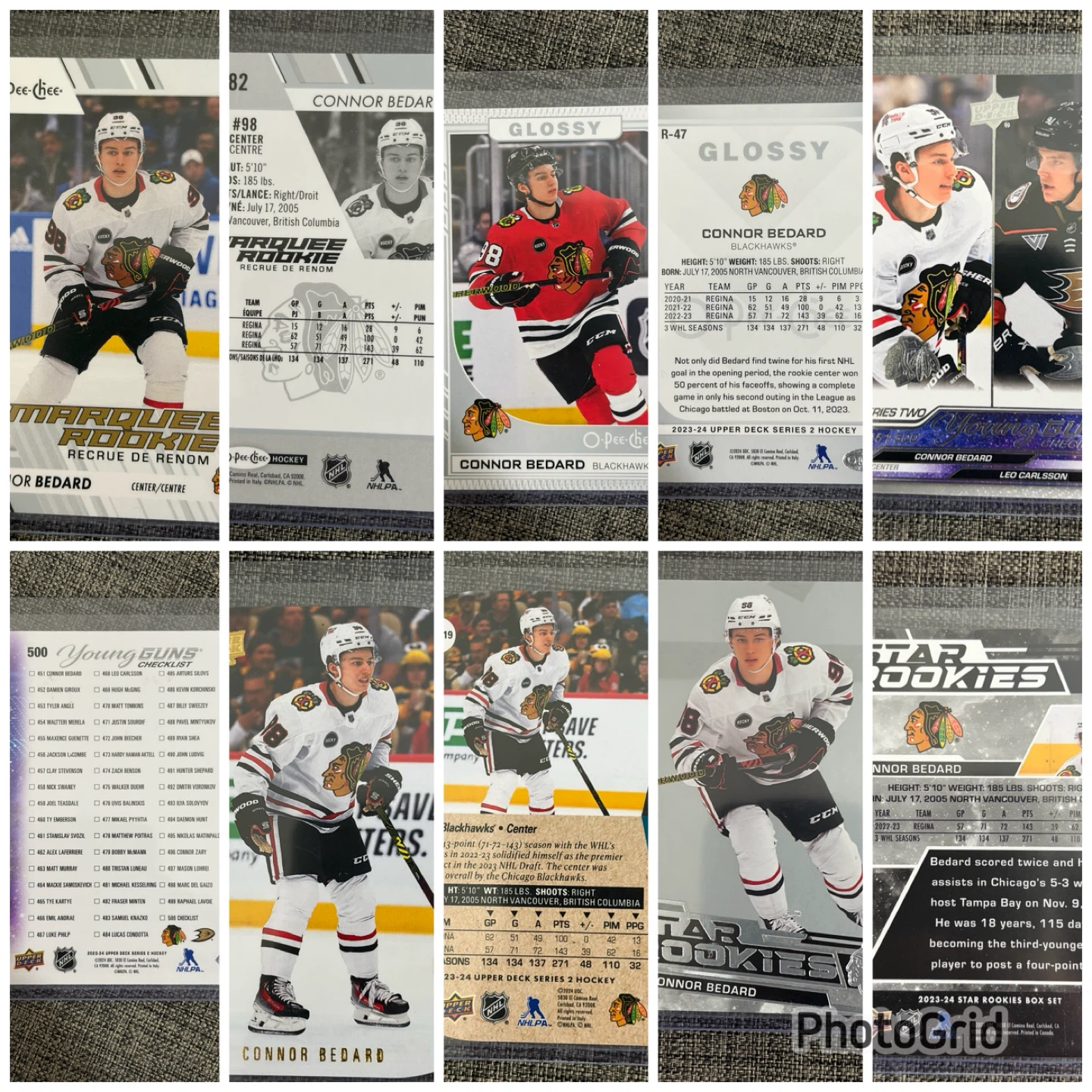 Connor Bedard Rookie Hockey Cards - photo 5