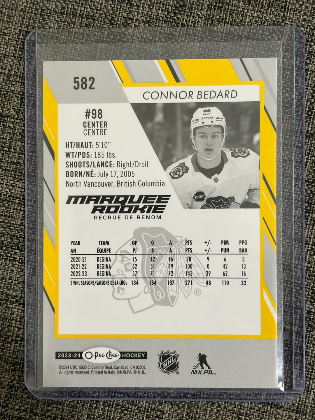 Connor Bedard Rookie Hockey Cards - photo 4