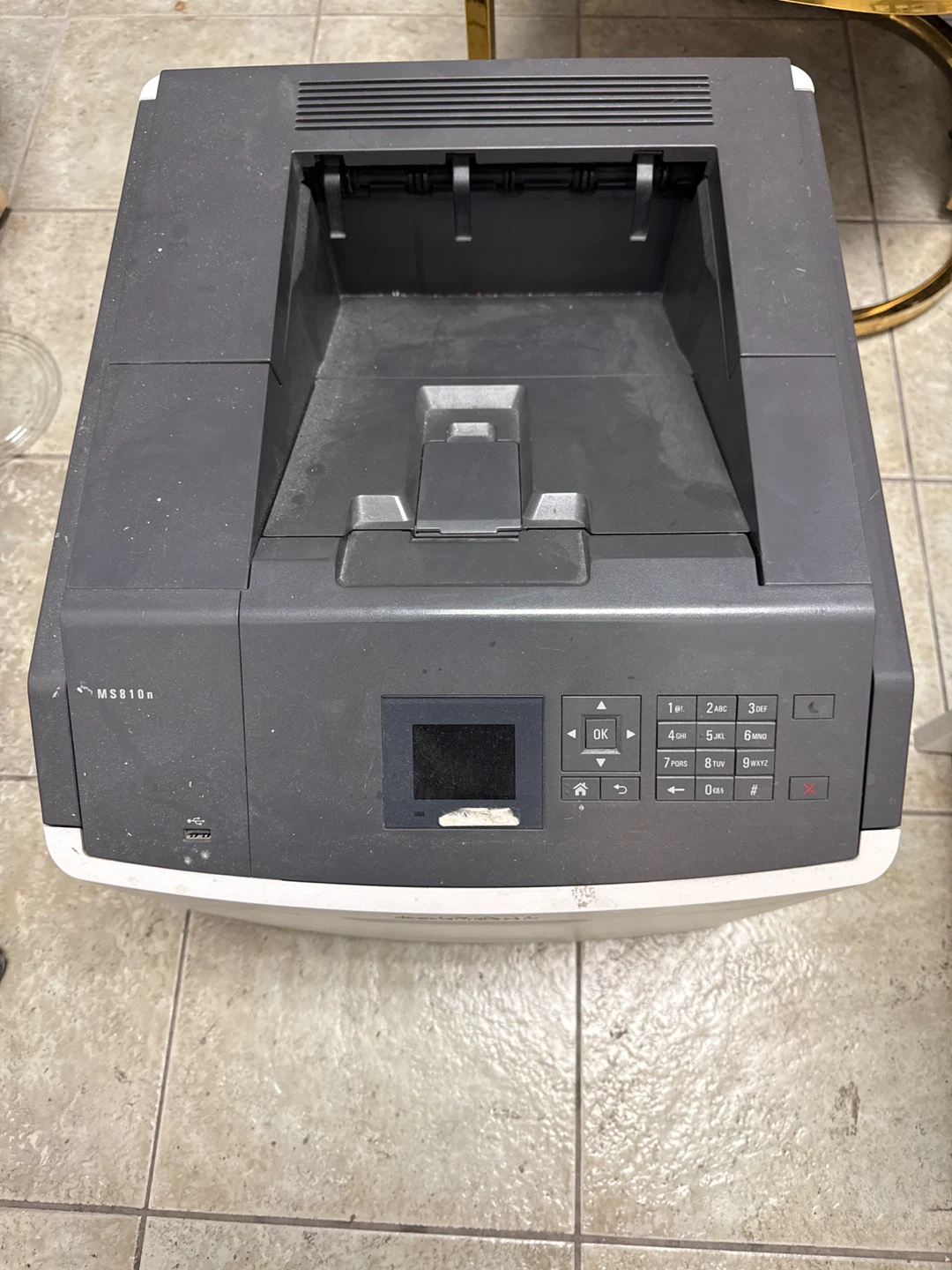 Lexmark MS810n Laser Printer - semi-working