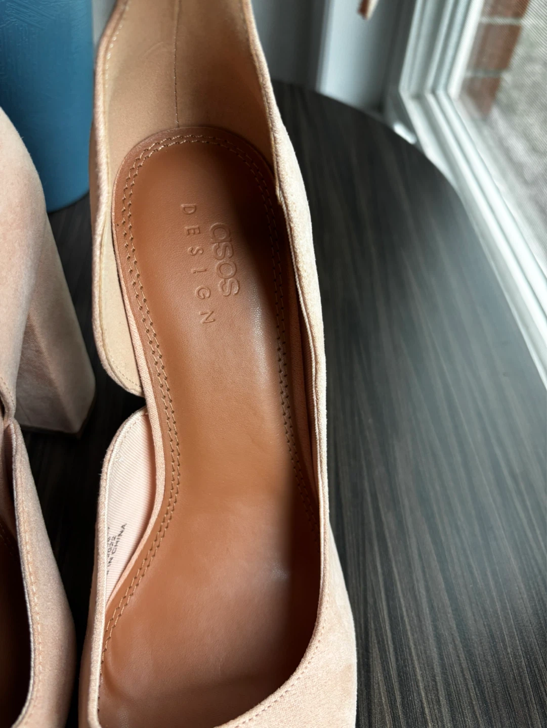 ASOS DESIGN Suede Block Heels - Pink - photo 5