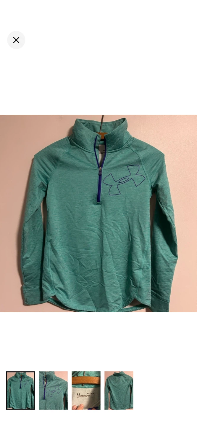 Under Armour YLG/JG/G ColdGear 1/4 Zip Pullover