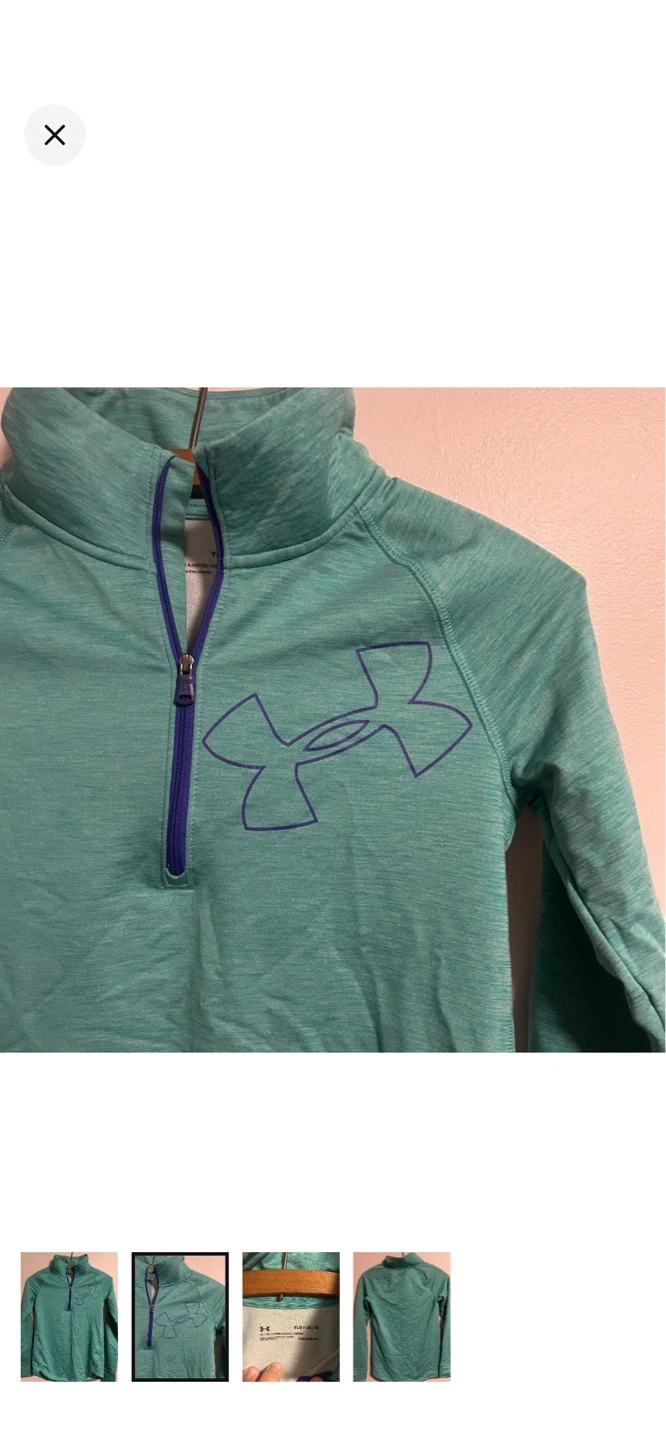 Under Armour YLG/JG/G ColdGear 1/4 Zip Pullover - photo 2