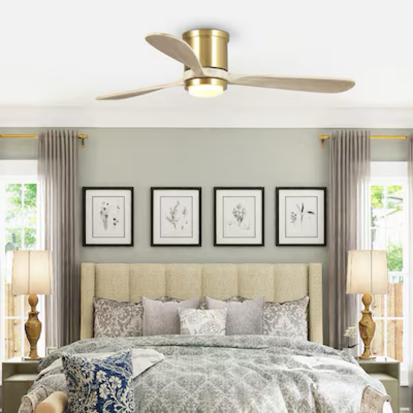 Smart Ceiling Fan with Light - photo 4