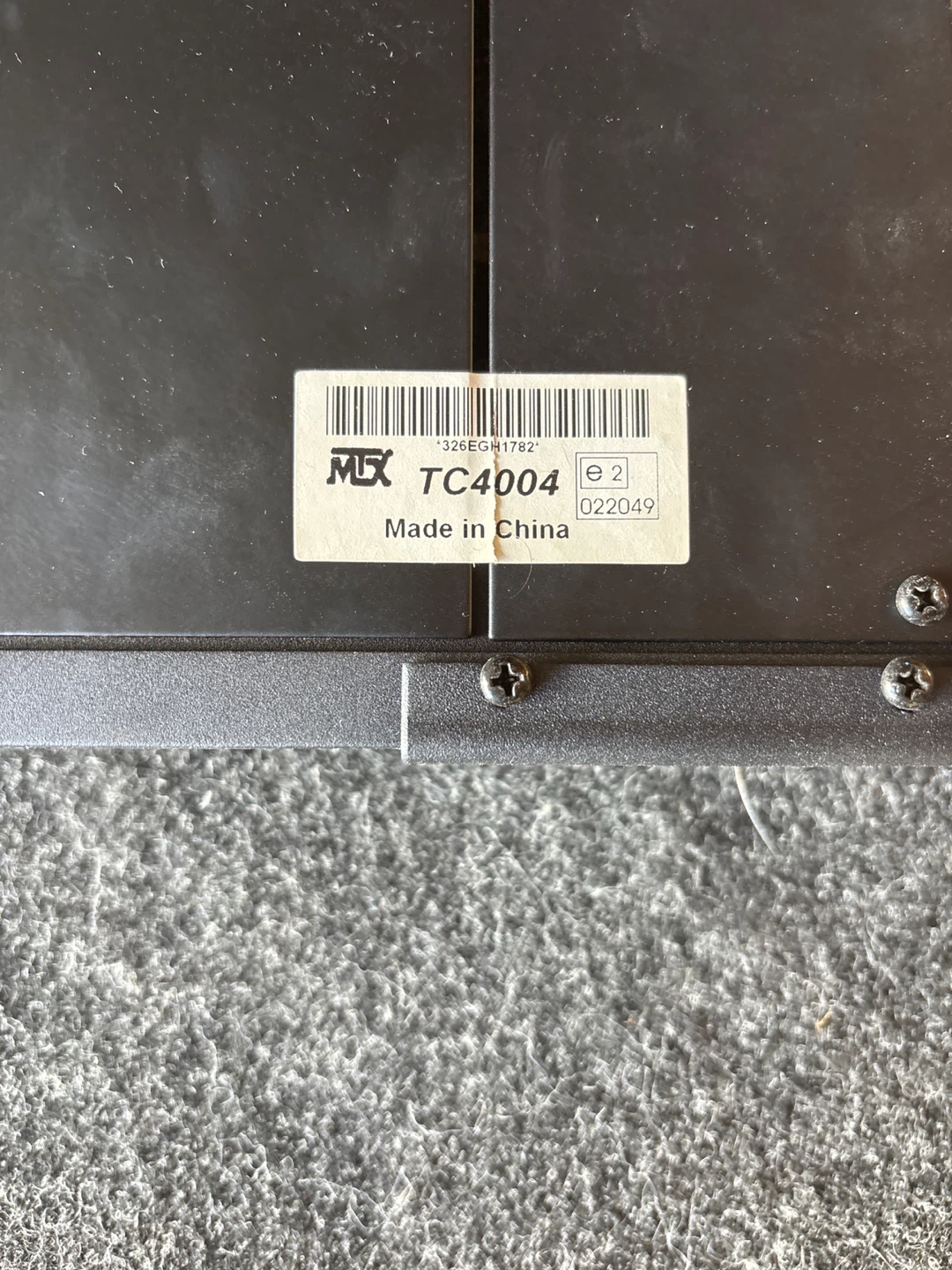MTX Audio THUNDER TC4001 400 Watts RMS Class D Amplifier - photo 4