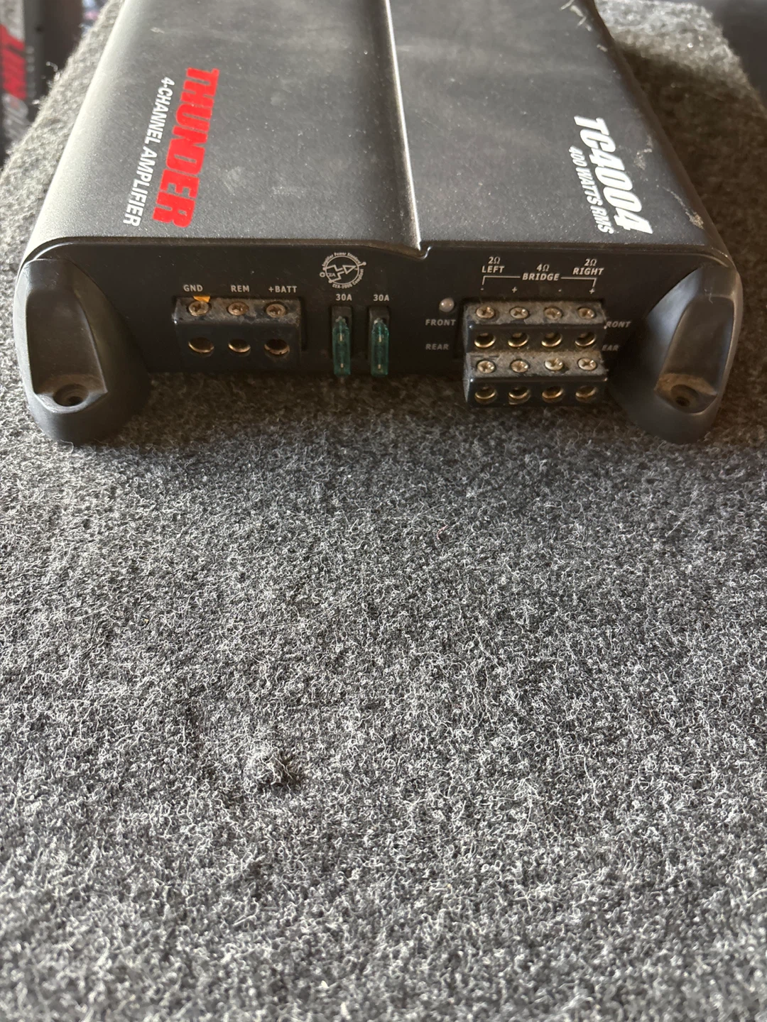 MTX Audio THUNDER TC4001 400 Watts RMS Class D Amplifier - photo 2