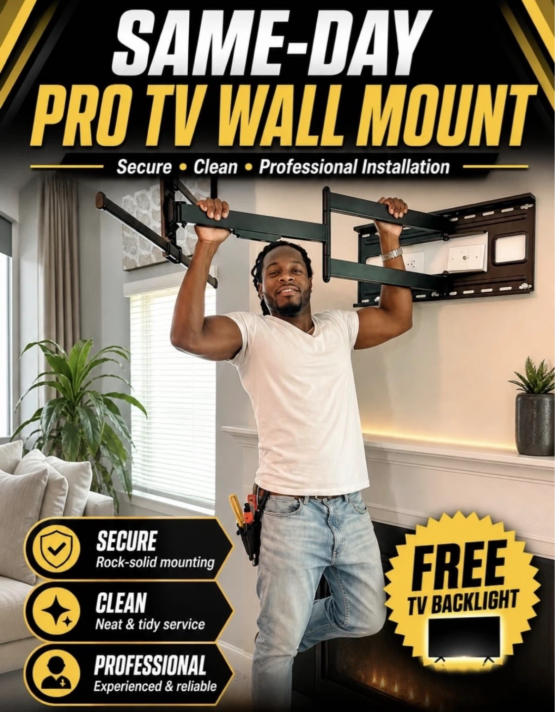 Pro TV Wall Mount