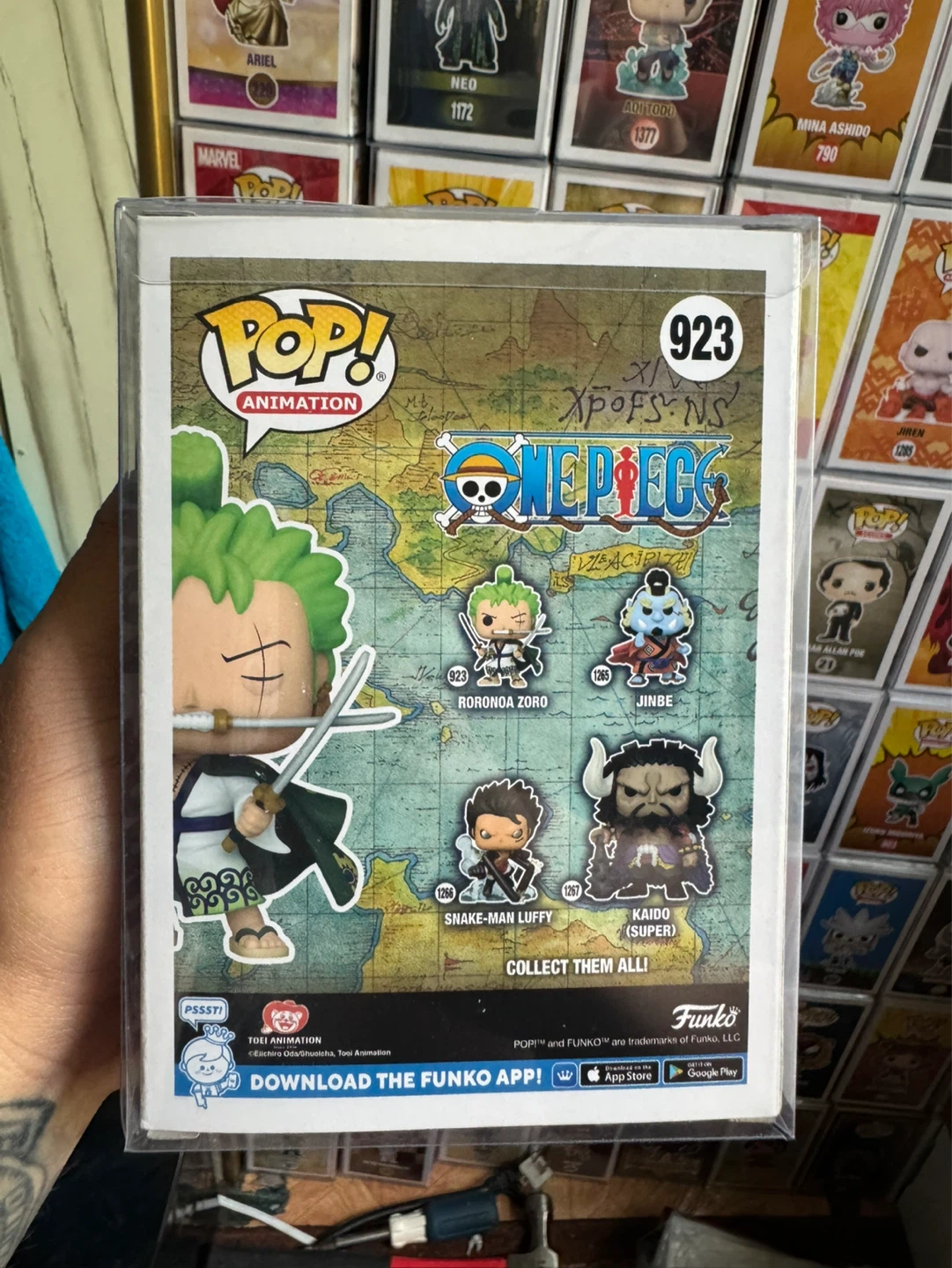 Funko Pop! Animation One Piece Roronoa Zoro #923 Vinyl Figure - photo 3