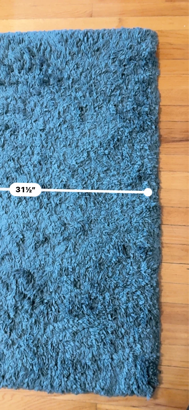 Blue Shag Area Rug - photo 3