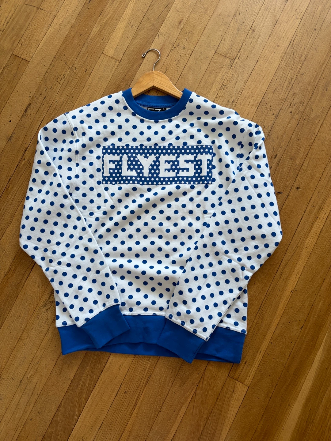 Flyest Polka Dot Crewneck Sweatshirt