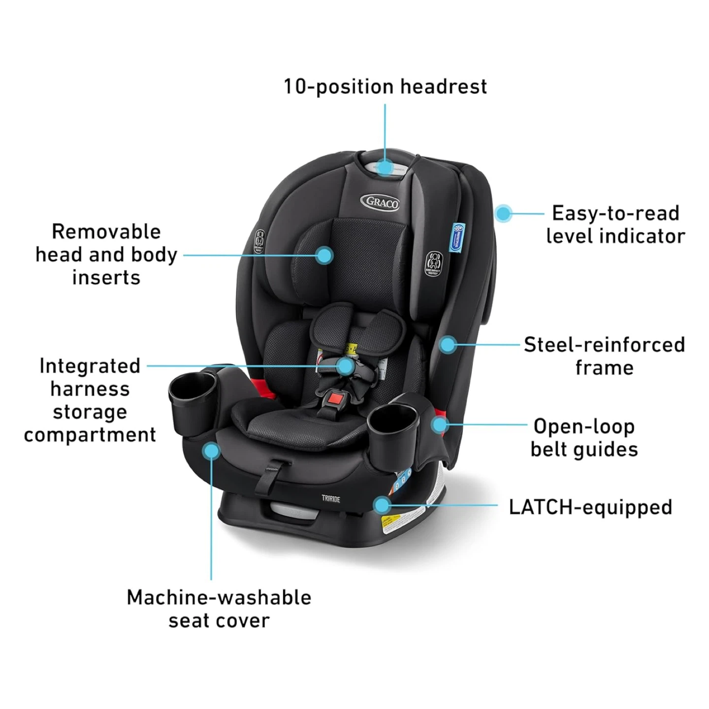 Graco TriRide 3-in-1 Convertible Car Seat - photo 4