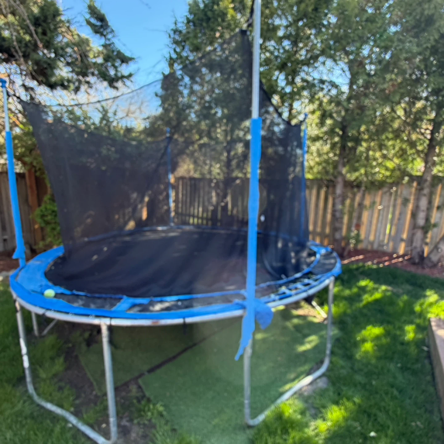 Trampoline with Safety Net