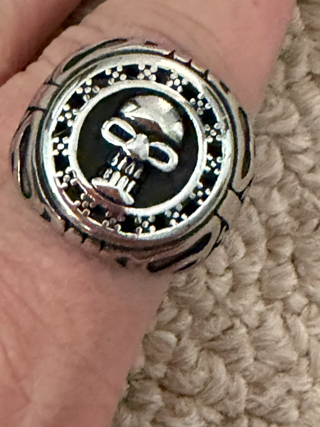 Silver Skull Ring