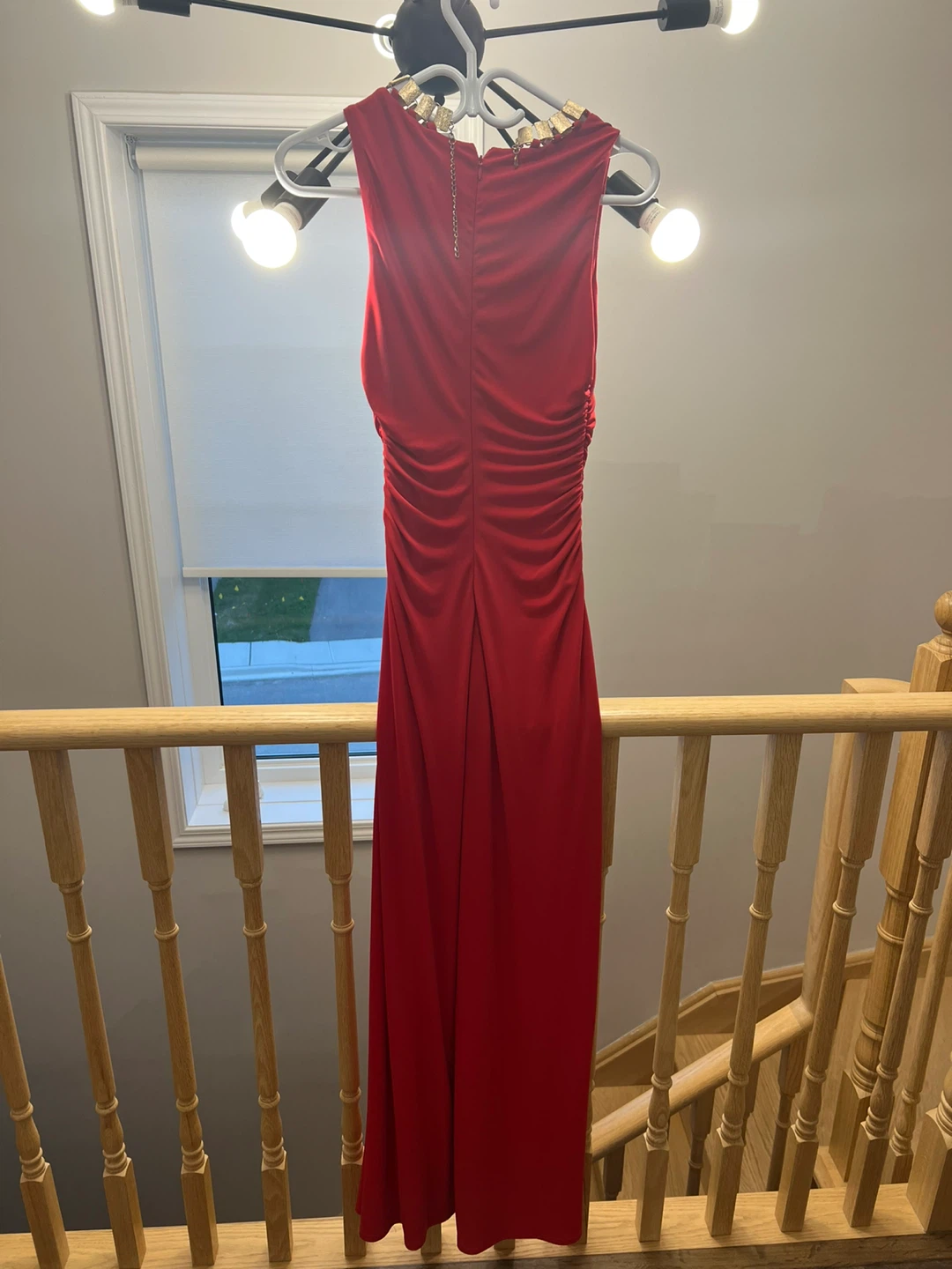 Laundry by Shelli Segal Red Ruched Maxi Dress - photo 2