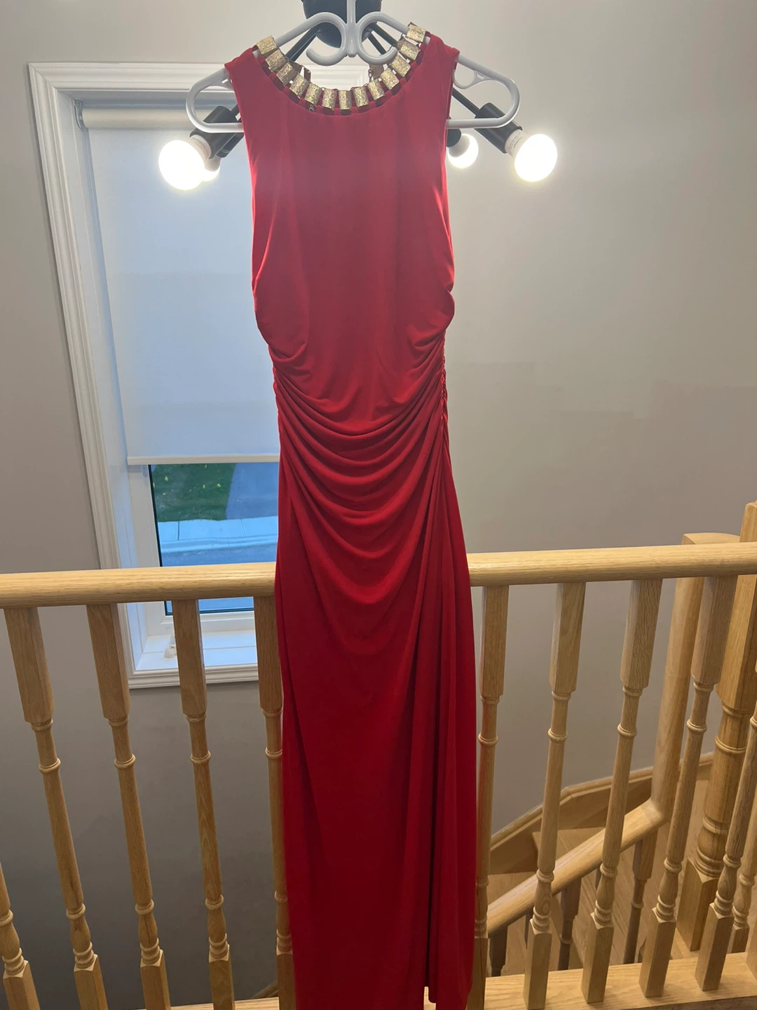Laundry by Shelli Segal Red Ruched Maxi Dress - photo 3