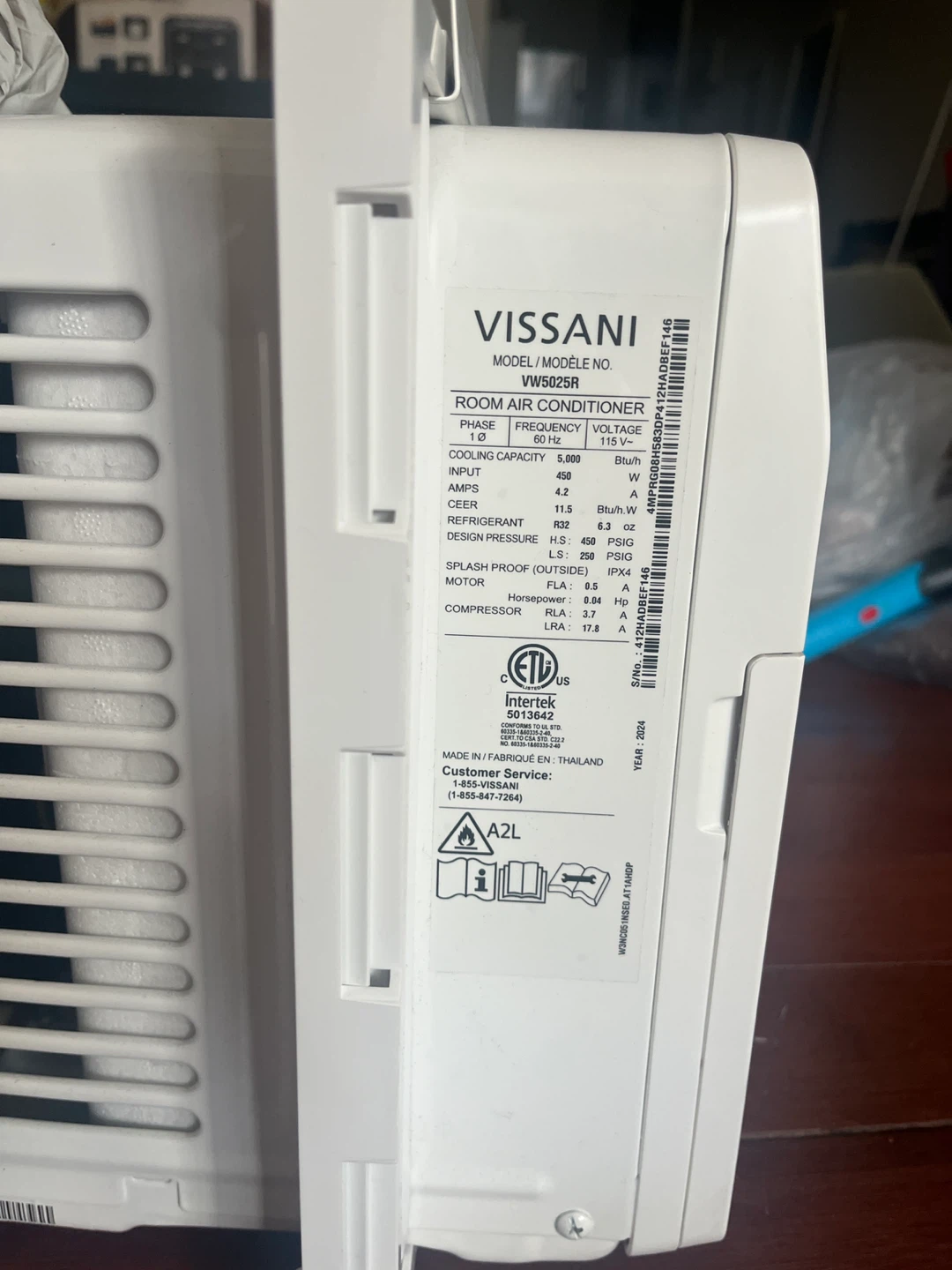 VISSANI Window Air Conditioner - photo 3