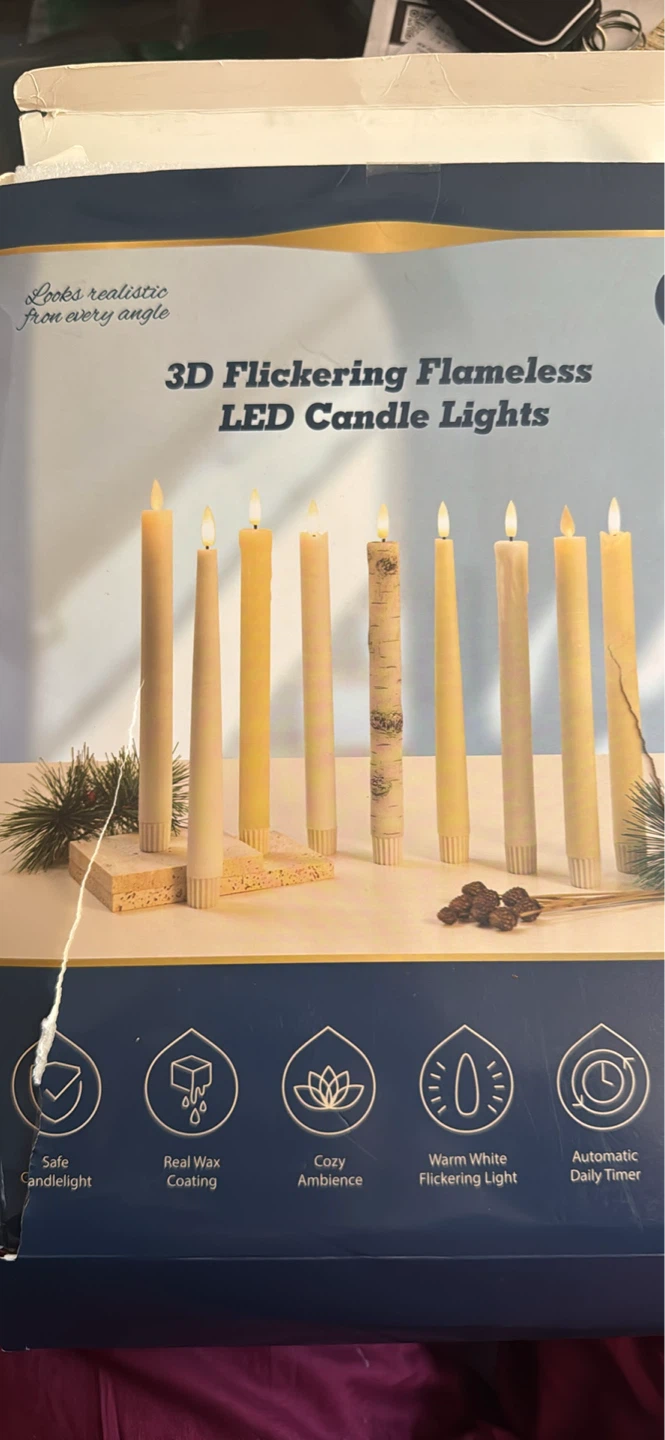 LED Taper Candles Flameless Candle Lights 12 Pack - photo 5