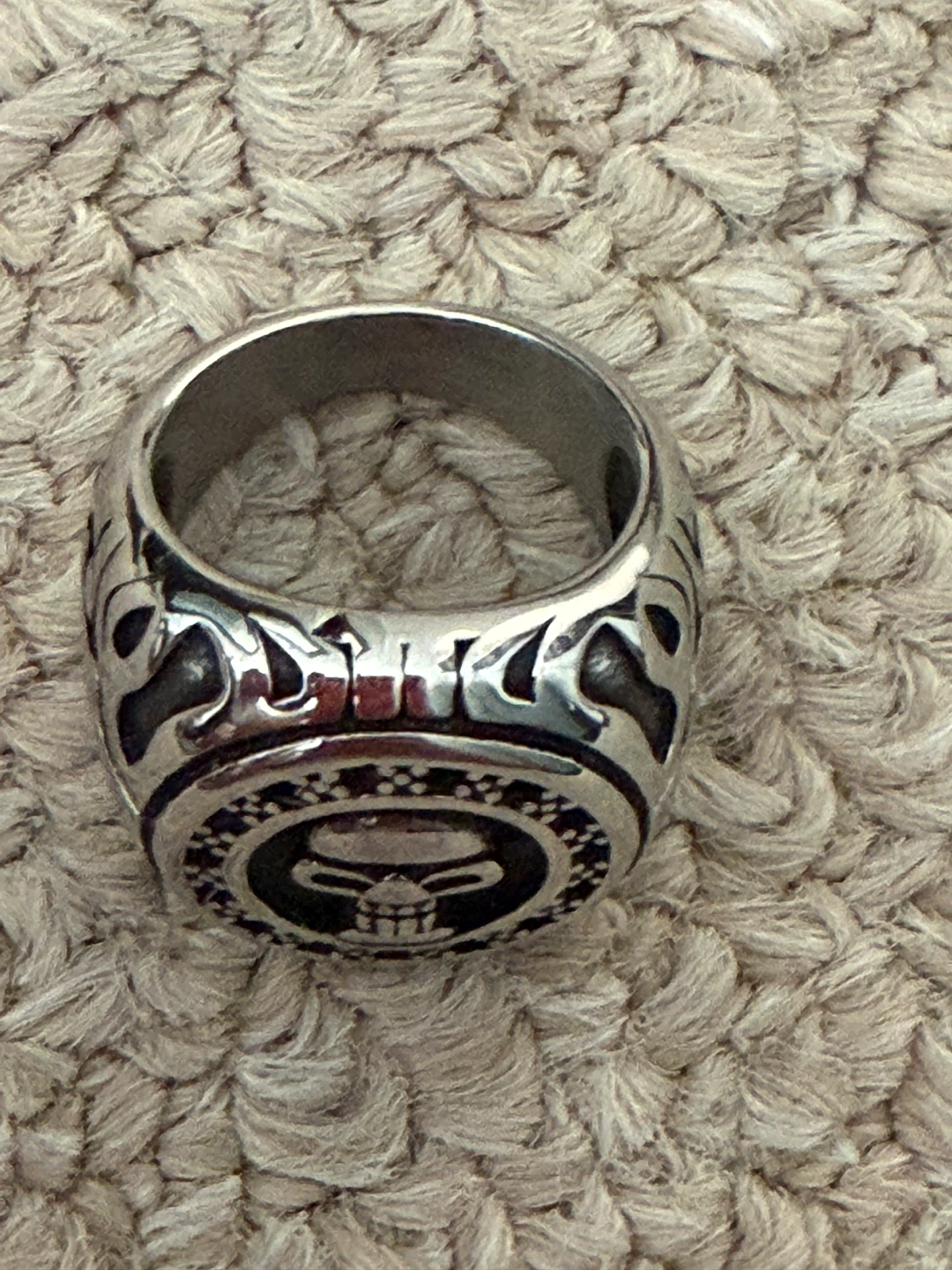 Silver Skull Ring - photo 2