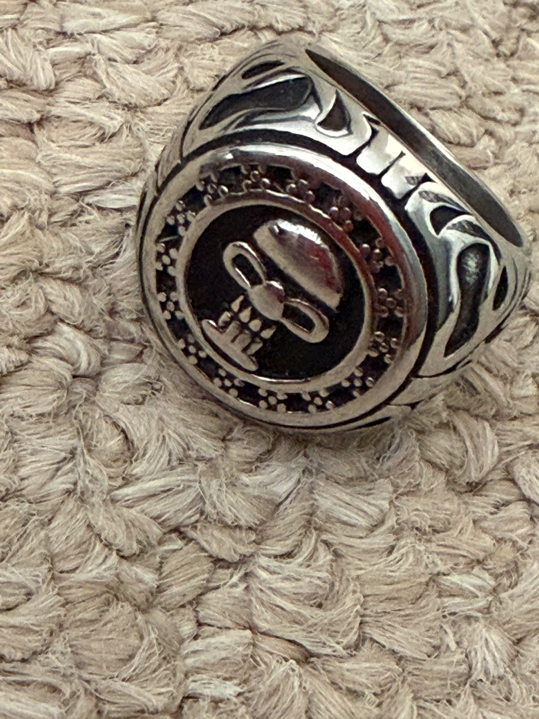 Silver Skull Ring - photo 3
