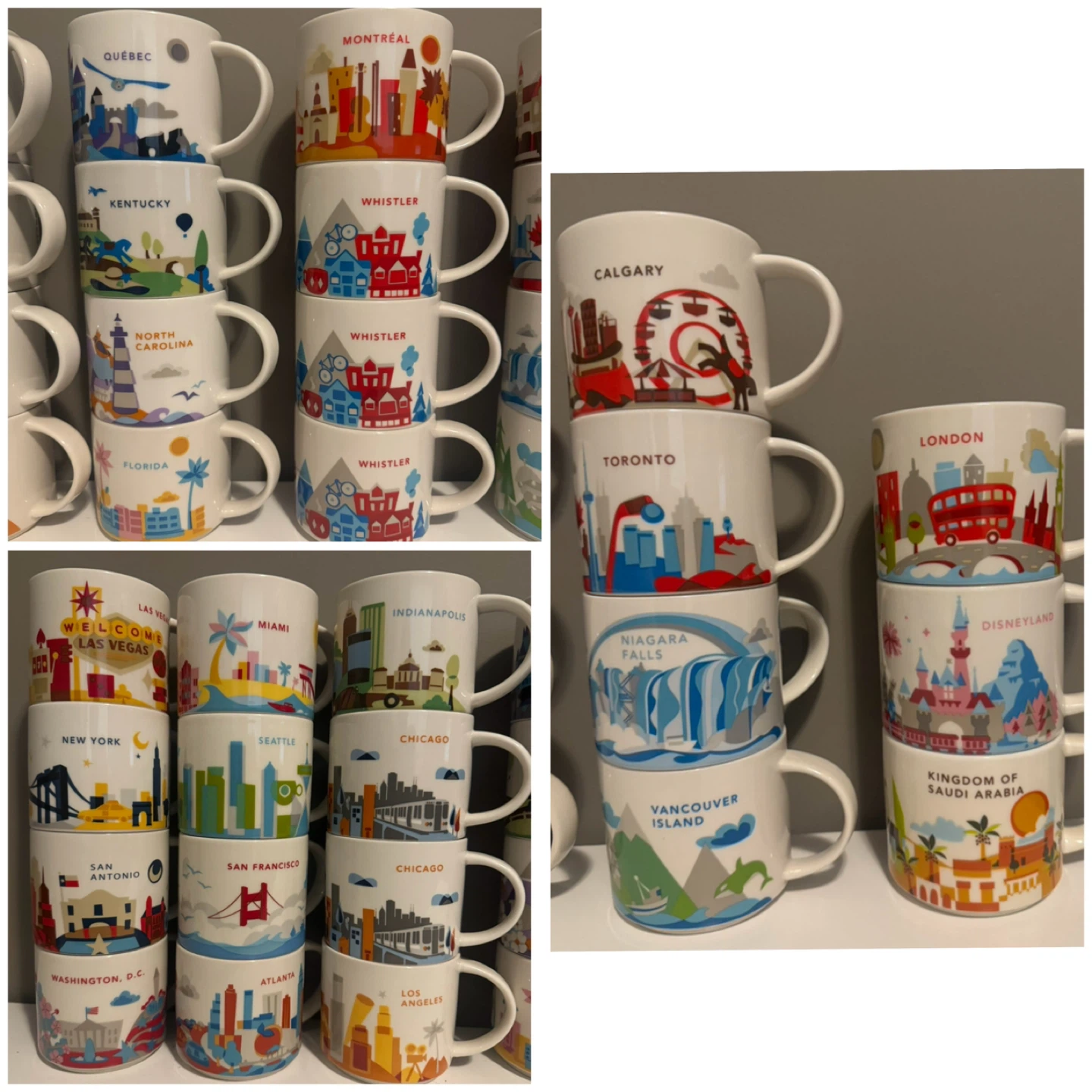 Starbucks ‘You Are Here’ Series Coffee Mugs