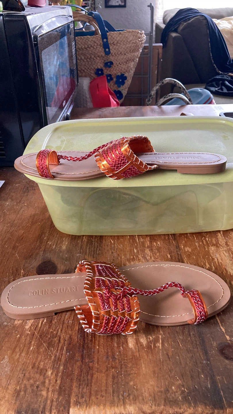 COLIN STUART Embellished Flat Sandals - photo 2