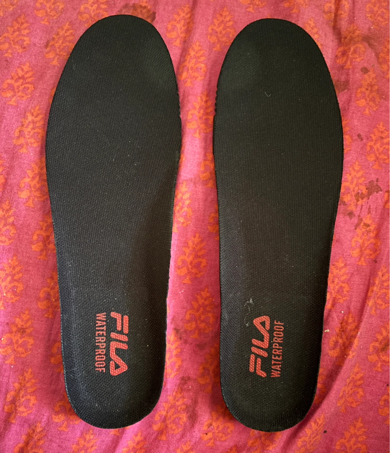 FILA Waterproof Performance Footbed Insoles (Size 9)