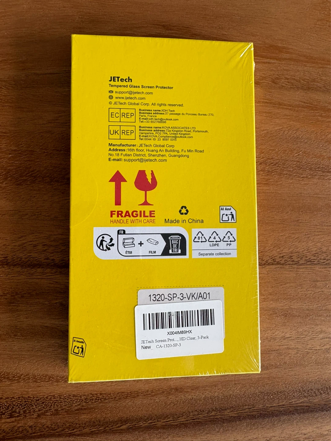 JETech Tempered Glass Screen Protector for iPhone 16 - photo 2