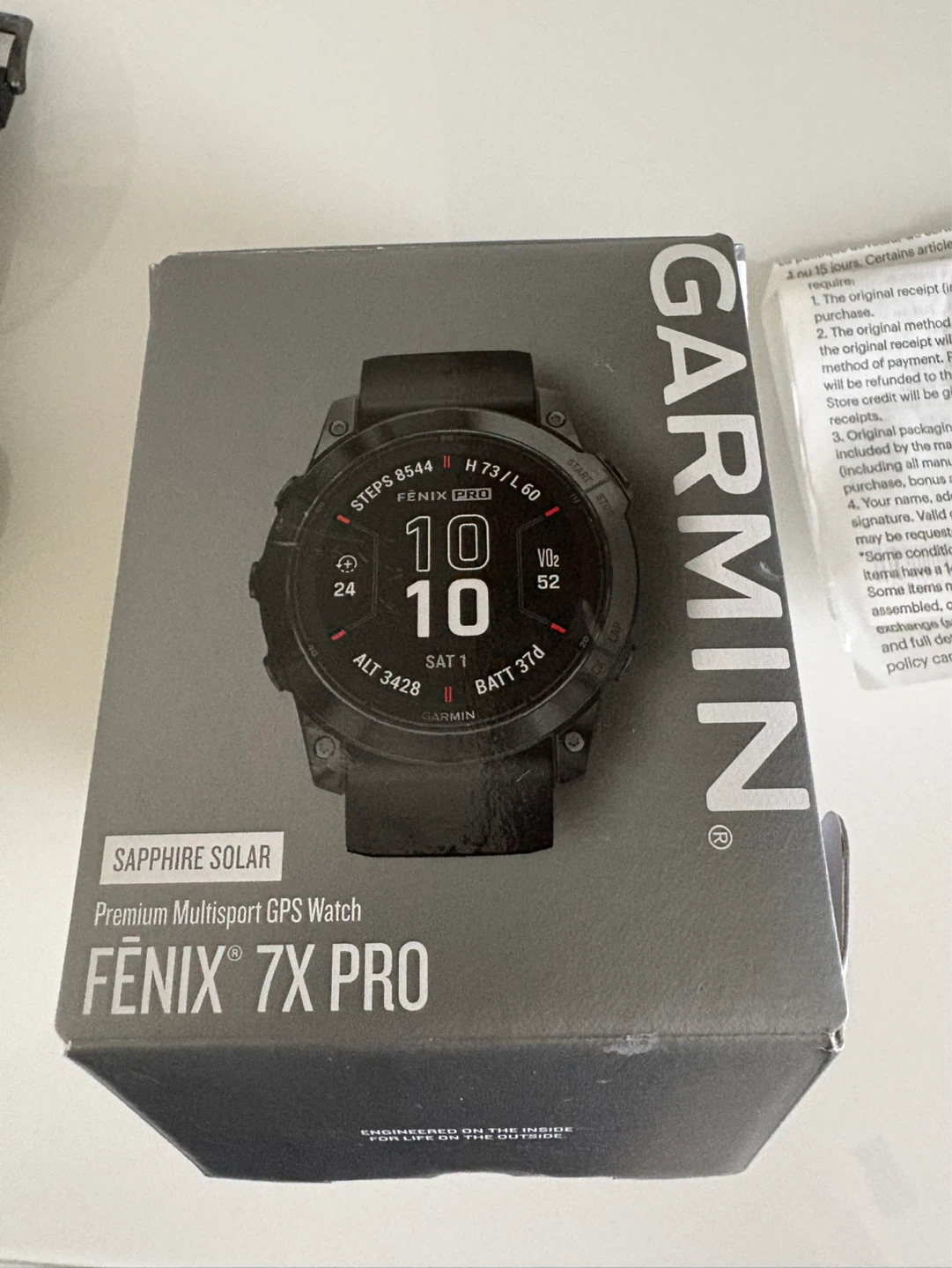 Garmin Fenix 7X Pro Sapphire Solar Watch - photo 5