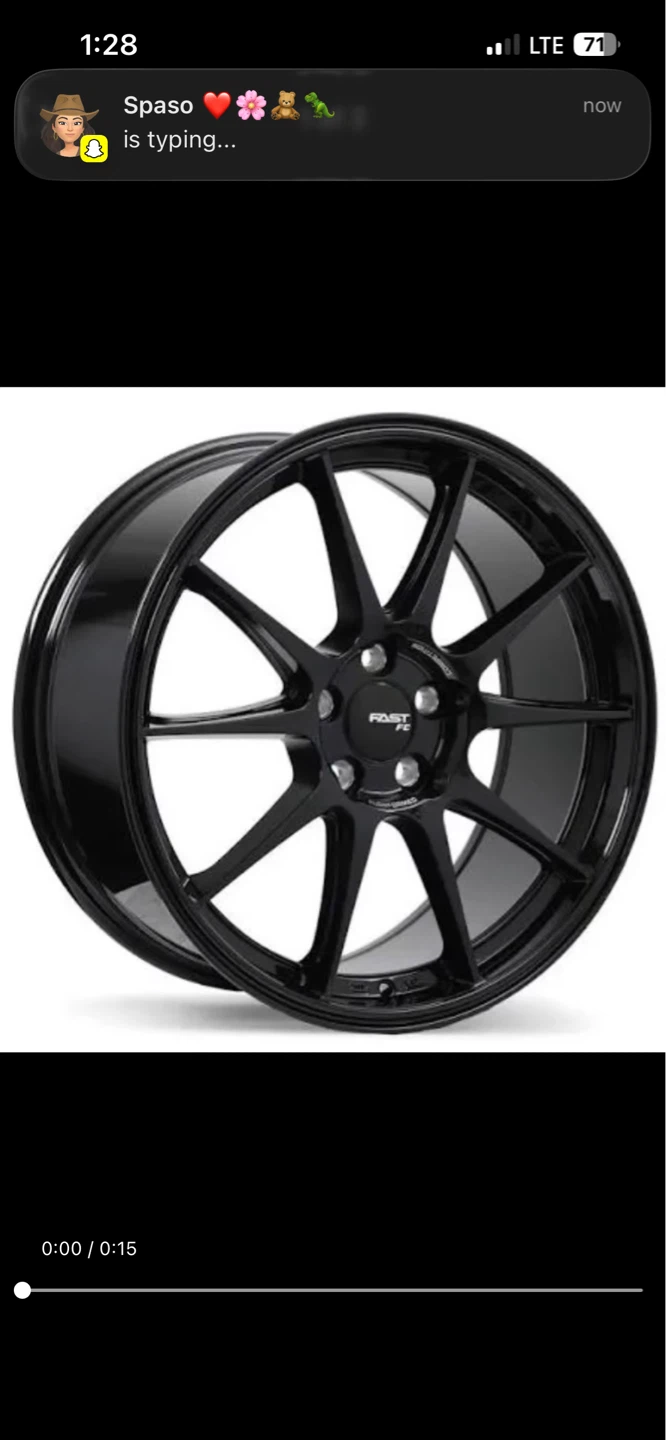 FAST FC08 5x112 Wheels- Gloss black