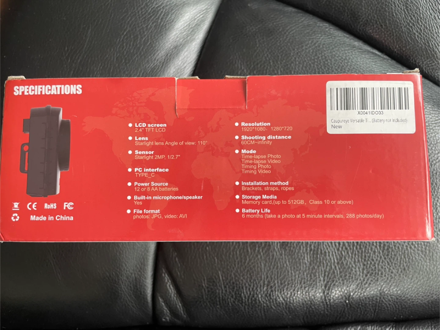 NIB Caupureye Full HD Time-Lapse Camera TL2000 - photo 5