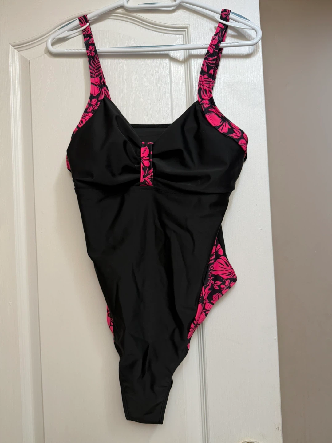 SHEIN Curve Plus Size Women Summer Beach Floral Print Swimsuit - photo 2